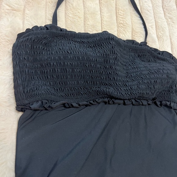 Anthropologie Iris Smocked Halter One-Piece Swimsuit - Picture 12 of 12